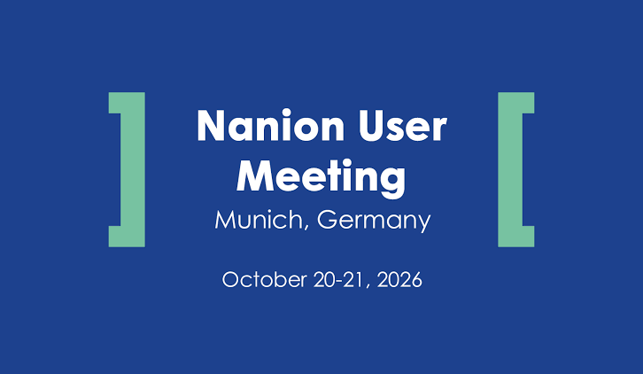 NUM: Meet us at the Nanion User Meeting in Munich, Germany - October 20-21, 2026